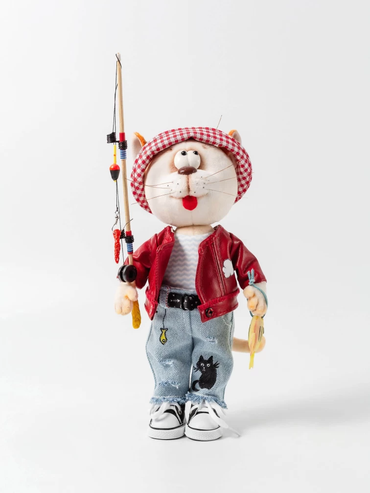 Игрушка Кот-рыболов, сувенирная продукция, артикул 18032-0