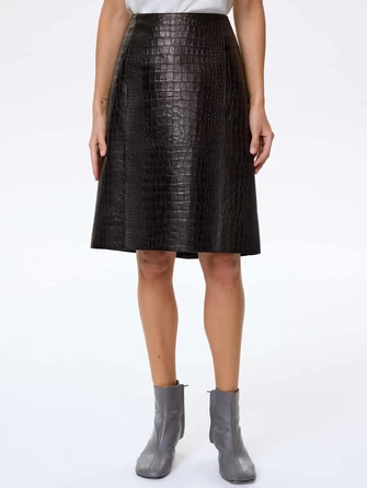 Классическая юбка прямого кроя премиум класса 16-1