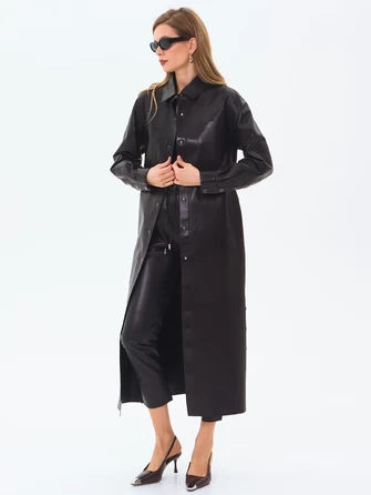 Плащ женский кожаный премиум класса 3091-1