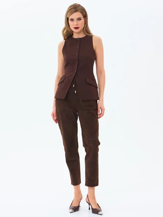 Замшевые женские брюки 09з-0