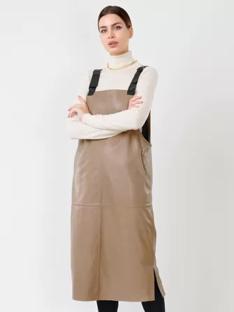 Кожаный сарафан 01-0