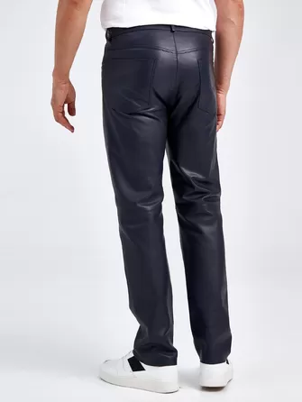 Мужские кожаные брюки в Казани - купить мужские брюки из натуральной кожи